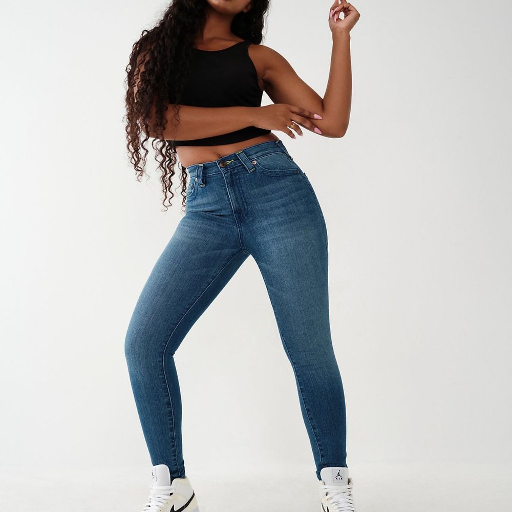 True Religion Halle High Rise Super Skinny Jean